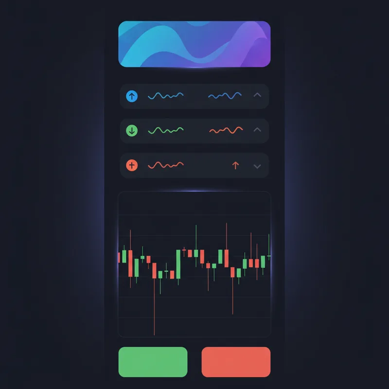 The same portfolio view on a phone screen